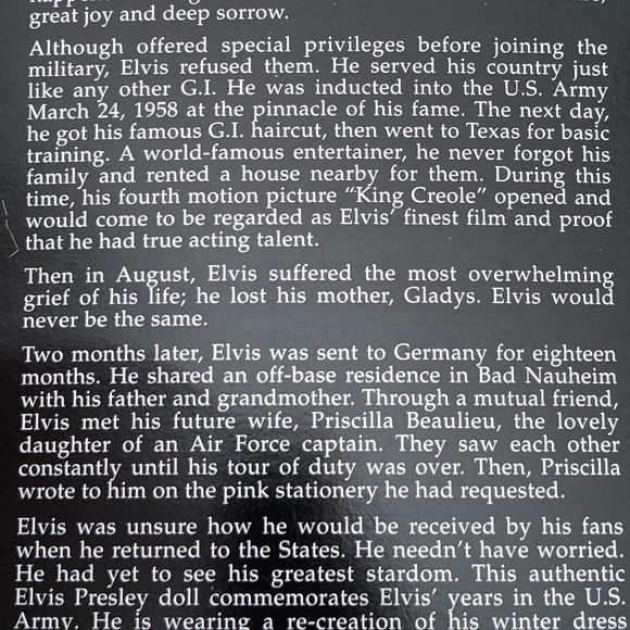 Elvis Presley Doll - Picture 4 of 7